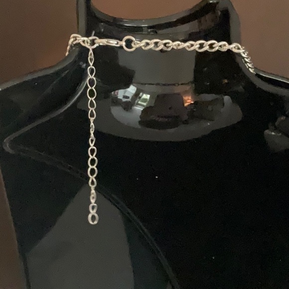 Rhinestone Necklace and Cuff Bracelet - Picture 4 of 5